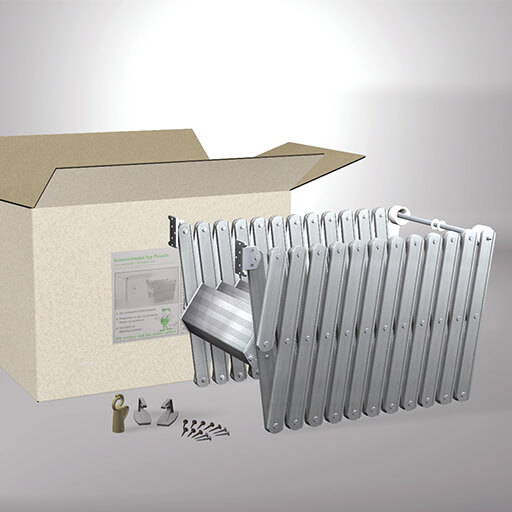 Piccolo retractable loft ladder from Premier Loft Ladders