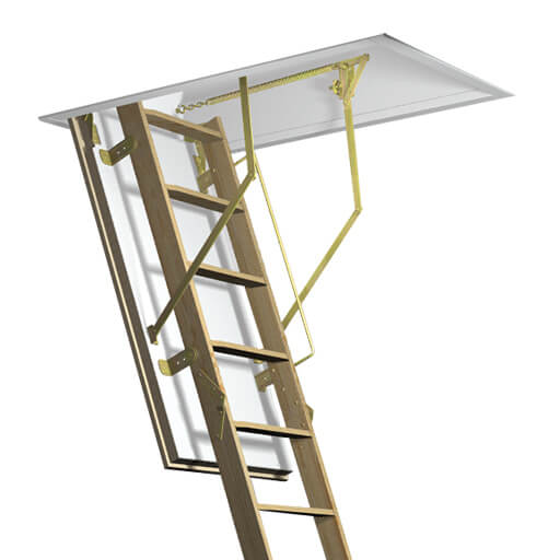 ProfiLine wooden fire resistant loft ladders. F30, F60 and F90 rating