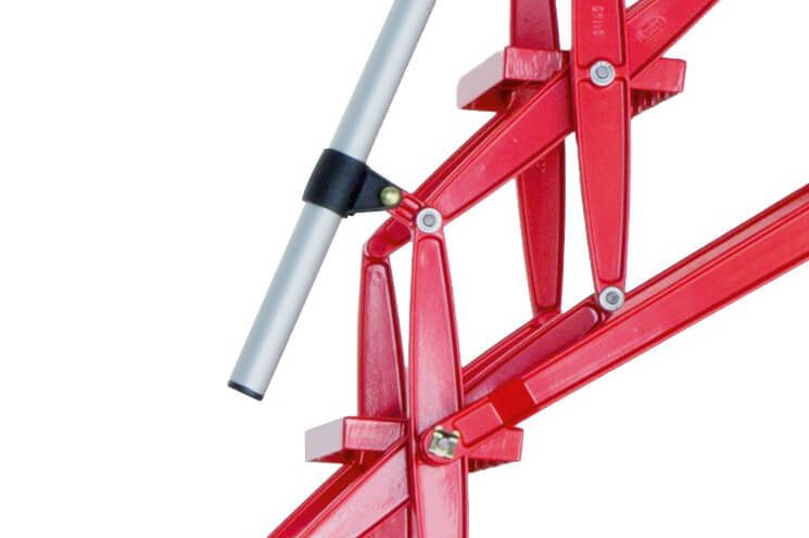 Heavy duty retractable aluminium attic ladder with RAL colour powder coat finish