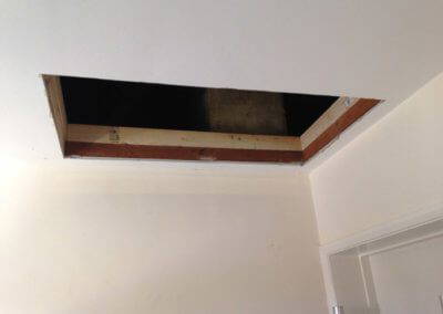 Ceiling aperture cut out