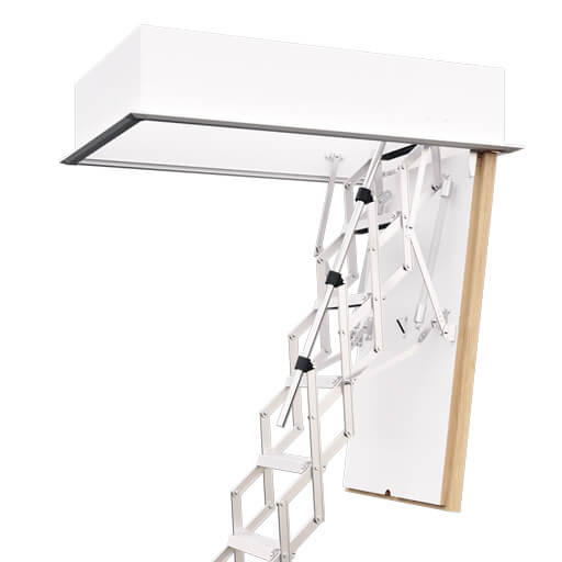 Fire rated 3m loft ladder for small openings. MiniLine available from Premier Loft Ladders