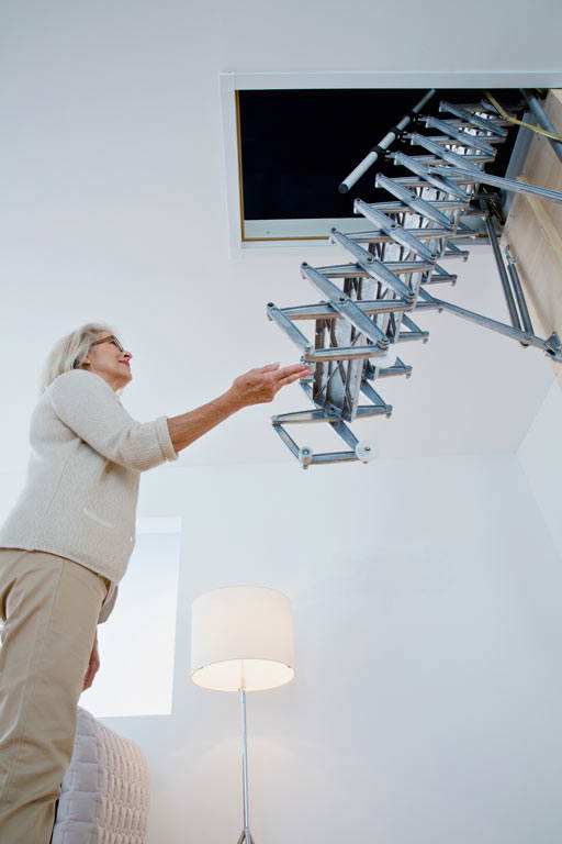 Easy to use loft ladder, the Supreme from Premier Loft Ladders