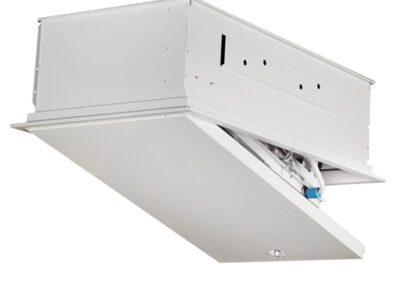 Eurostep loft ladder with fire-rated steel hatch box