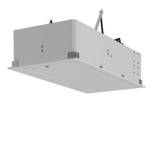 LET Electric Scissors Loft Ladder in closed position