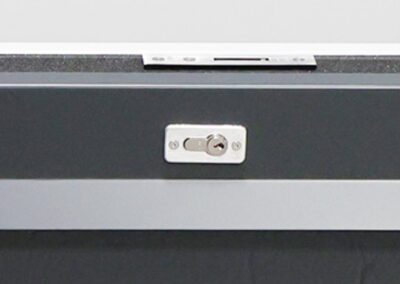 Euro-profile security lock on hatch