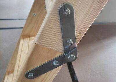 Folding timber loft ladder - Designo case study