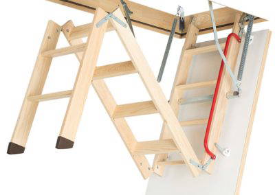LWK Komfort 3 section loft ladder unfolding